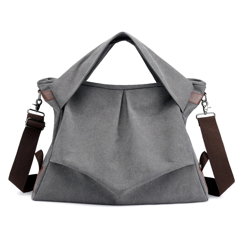 Canvas Crossbody Bag Large Capacity Women Handbag Shoulder Bags