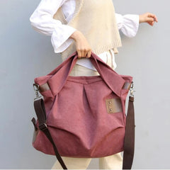 Canvas Crossbody Bag Large Capacity Women Handbag Shoulder Bags