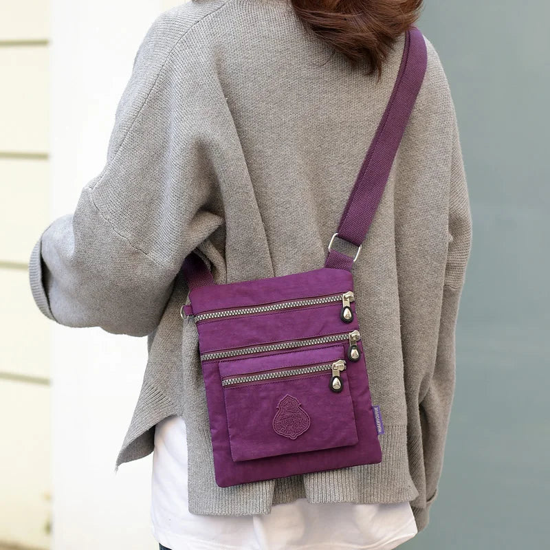 Waterproof Nylon Crossbody Bag for Women Small Flap Bag Ladies Bolsa Feminina