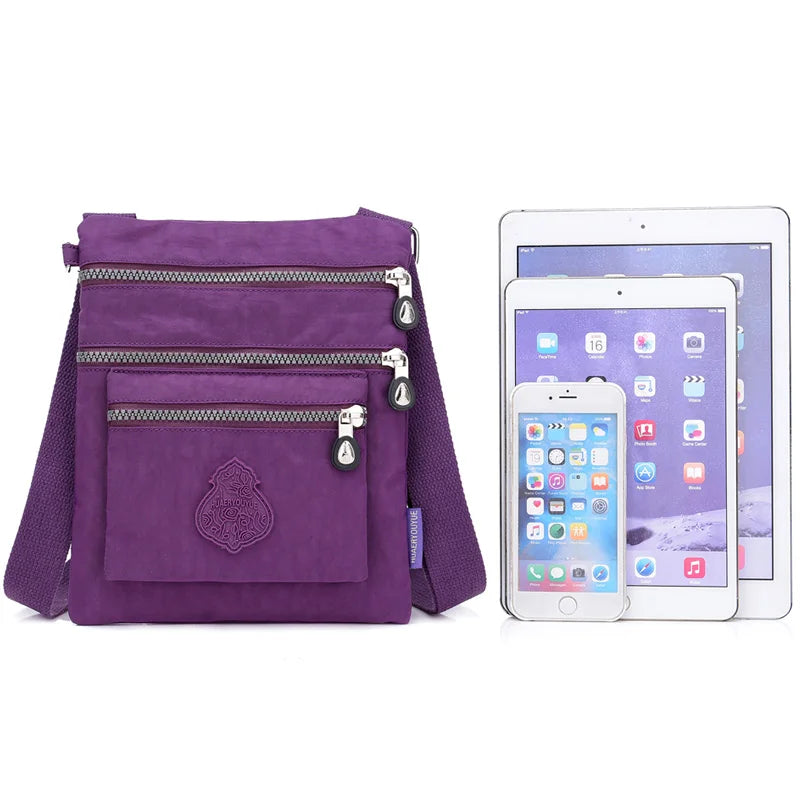 Waterproof Nylon Crossbody Bag for Women Small Flap Bag Ladies Bolsa Feminina
