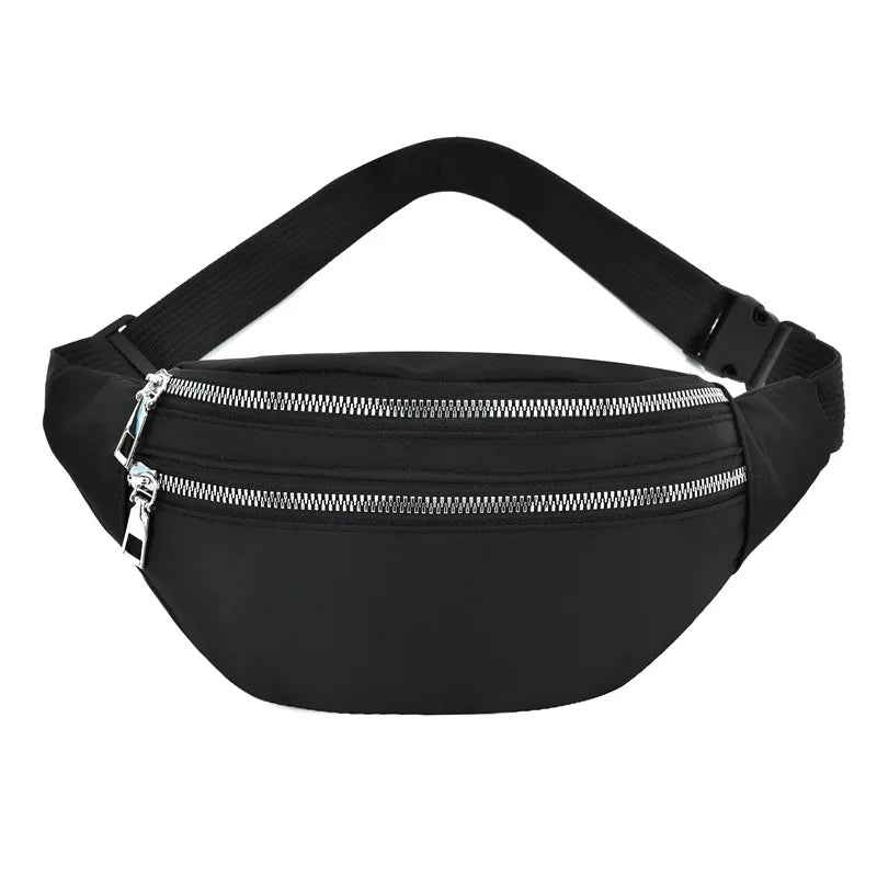 Waterproof Oxford Crossbody Chest Bag Women Waist Bag