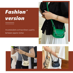 Casual Leather Crossbody Handbag for Travel and Business