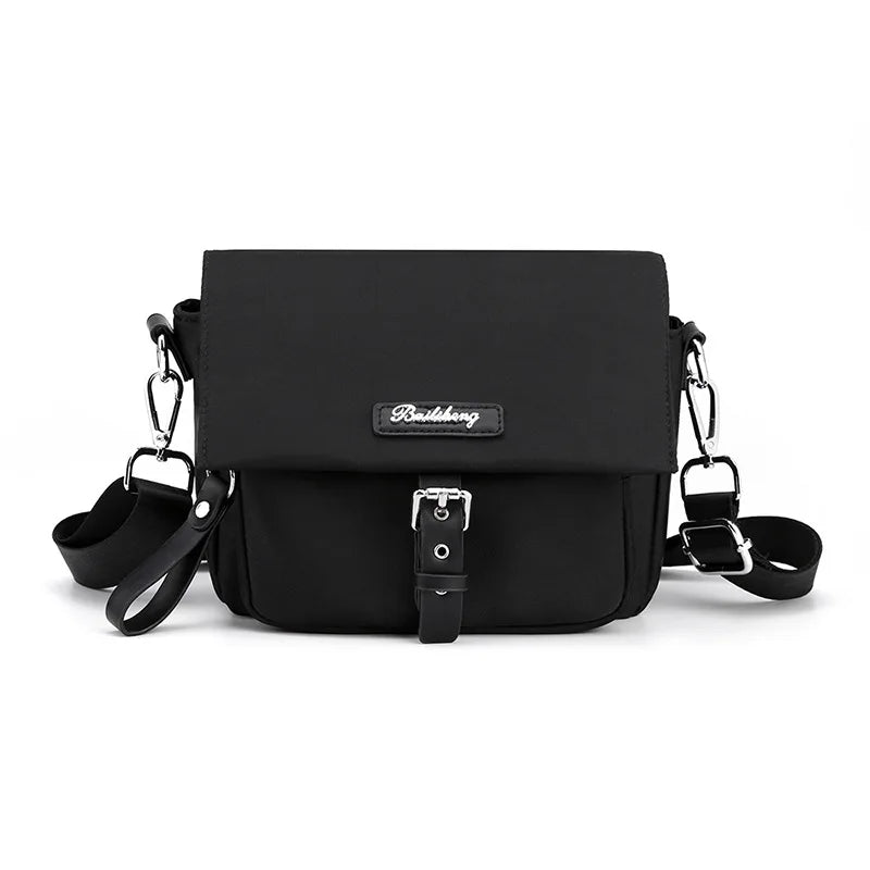Nylon Shoulder Bag Top Handle Crossbody Messenger Purse for Women