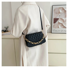 Crossbody PU Leather Shoulder Bags Women Flap Messenger Handbag Clutch