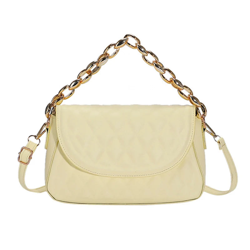 Crossbody PU Leather Shoulder Bags Women Flap Messenger Handbag Clutch