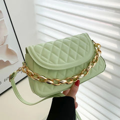 Crossbody PU Leather Shoulder Bags Women Flap Messenger Handbag Clutch