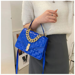 Women's Crossbody Shoulder Bag Chains Purse PU Leather Handbag Clutch