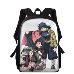 Anime Demon Slayer Print 15 Inch Backpack Student Knapsack
