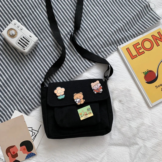 Harajuku Diagonal Bag for Girls Wild Student Shoulder Bag