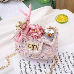 Children's Crossbody Chain Handbag Princess Cross Body Bag Purse