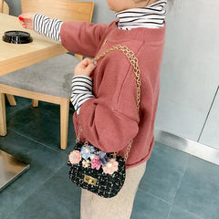 Children's Crossbody Chain Handbag Princess Cross Body Bag Purse