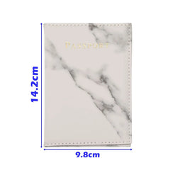 Marble Pattern Passport Cover Travel Holder