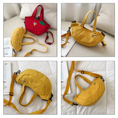 Canvas Shoulder Bag Small Handbag Crossbody Mobile Phone Handbag