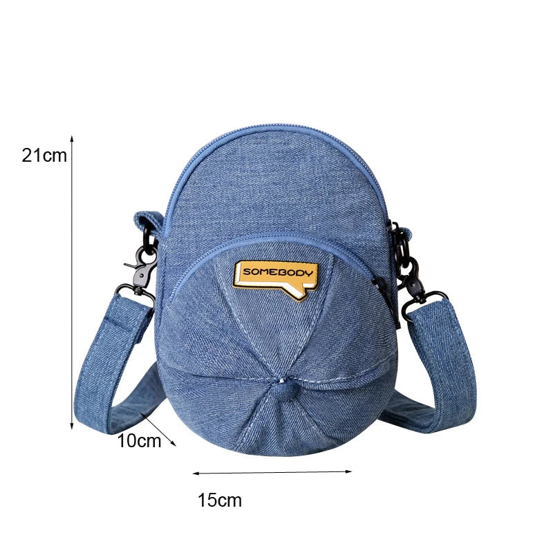 Denim Canvas Messenger Bags Women Crossbody Bags Purse Women Shoulder Bag