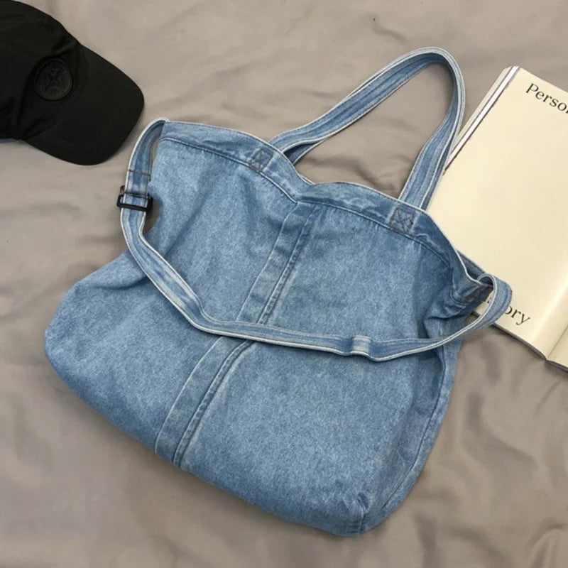 Denim Women Shoulder Bag Handbag Messenger Bag Female Casual Tote