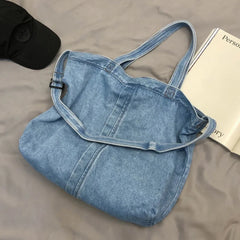 Denim Women Shoulder Bag Handbag Messenger Bag Female Casual Tote