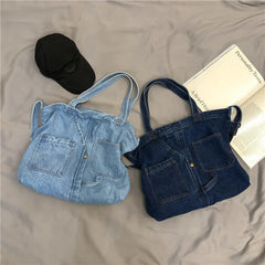 Denim Women Shoulder Bag Handbag Messenger Bag Female Casual Tote
