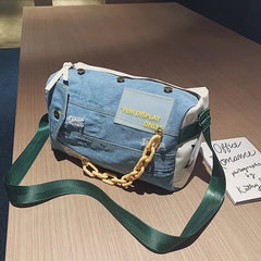 Denim Women Shoulder Bags Large Capacity Travel Bag Women Bags Jeans Crossbody