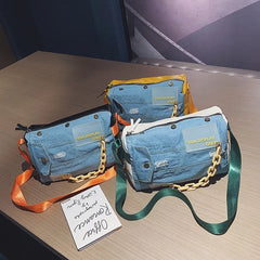 Denim Women Shoulder Bags Large Capacity Travel Bag Women Bags Jeans Crossbody