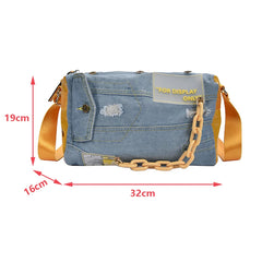 Denim Women Shoulder Bags Large Capacity Travel Bag Women Bags Jeans Crossbody
