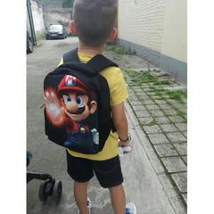 Cat School Bags Toddler Baby Kindergarten Backpack for Girls Boys Denim School