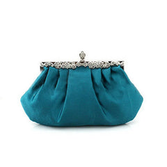 Solid Red Evening Bags Women Wedding Clutches Lady Party Tote Purse