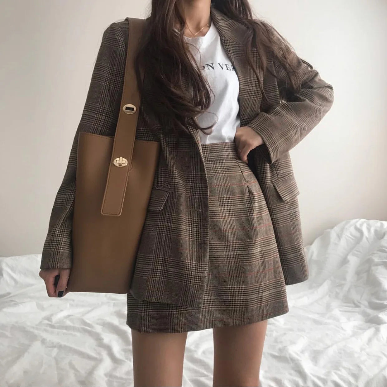 Large Capacity Women Bucket Bag Shoulder Handbag Tote for Daily Travel