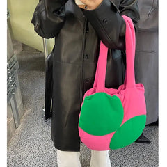 Women Shoulder Bag Large Casual Tote Retro Quilted Handbags