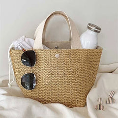 Women Beach Shoulder Bag Top-handle Casual Tote