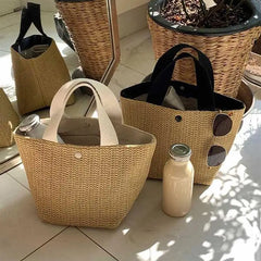 Women Beach Shoulder Bag Top-handle Casual Tote