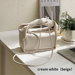 Women's Fold Handle Shoulder Bags PU Leather Ladies Clutch Purse Handbags Green