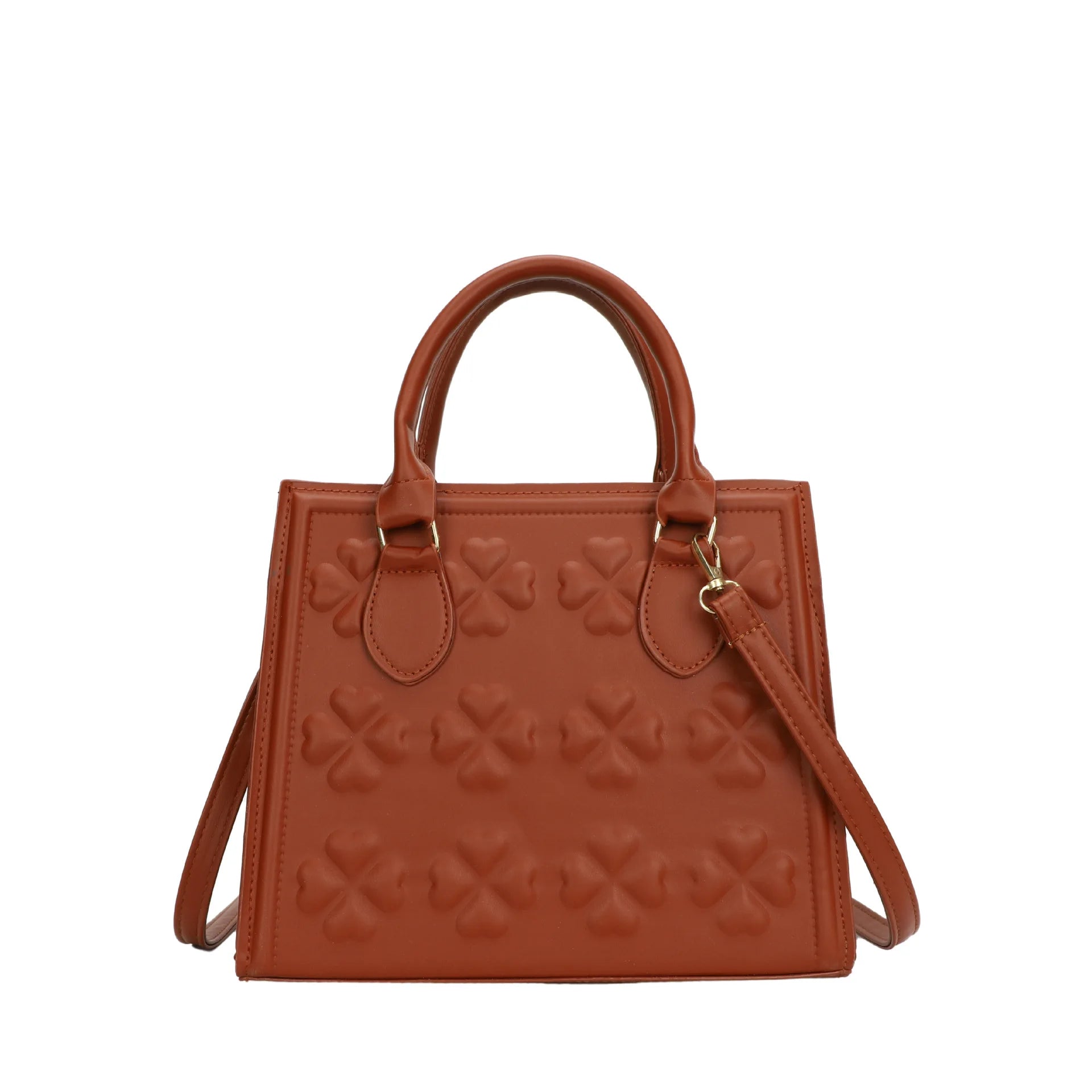 Women's Square Shoulder Bag Solid Handbag Travel Crossbody Pouch Tote