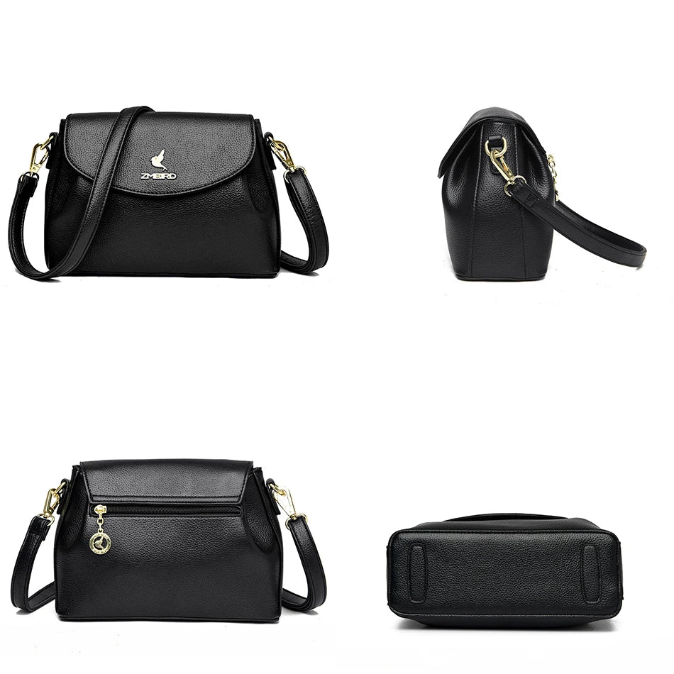 Women's High Top Shoulder Bag Crossbody Messenger Handbag