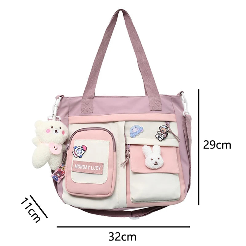 Women Bag Ladies Handbag Totes Shoulder Bags Large Capacity Nylon Crossbody