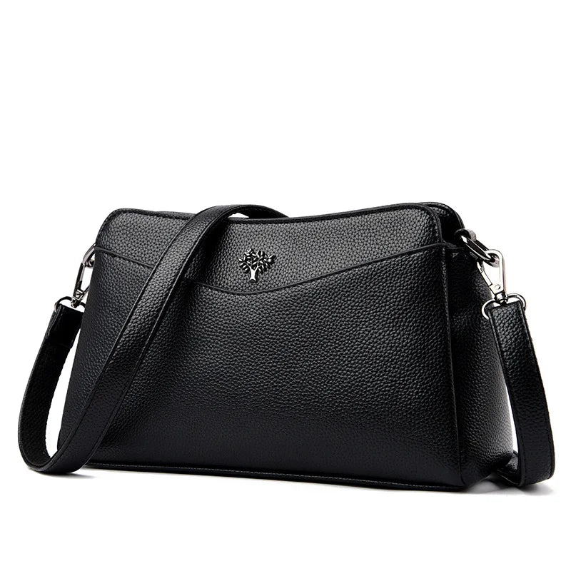 Leather Crossbody Shoulder Bags for Women - Ladies Handbag