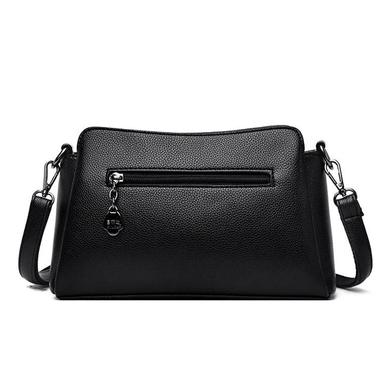 Leather Crossbody Shoulder Bags for Women - Ladies Handbag