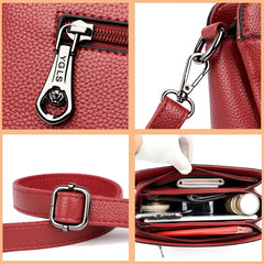Leather Crossbody Shoulder Bags for Women - Ladies Handbag