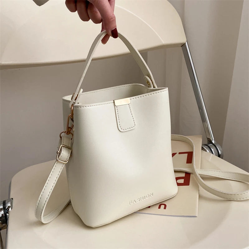 Casual Ladies Tote Bucket Shoulder Bag Crossbody