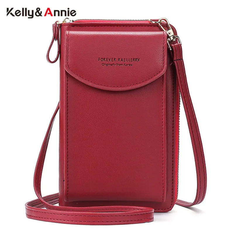 Small Crossbody Bag for Women PU Leather Mini Handbag Phone Pocket
