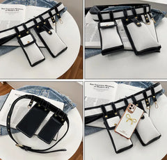 Waist Bag Bag For Women Saddle Bag PU Leather Fanny Pack Bananka Shoulder Bag