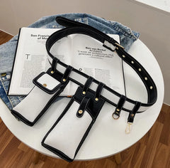 Waist Bag Bag For Women Saddle Bag PU Leather Fanny Pack Bananka Shoulder Bag