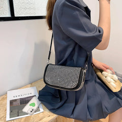 Diamond Rhinestones Shoulder Bags for Women Party Ladies Totes