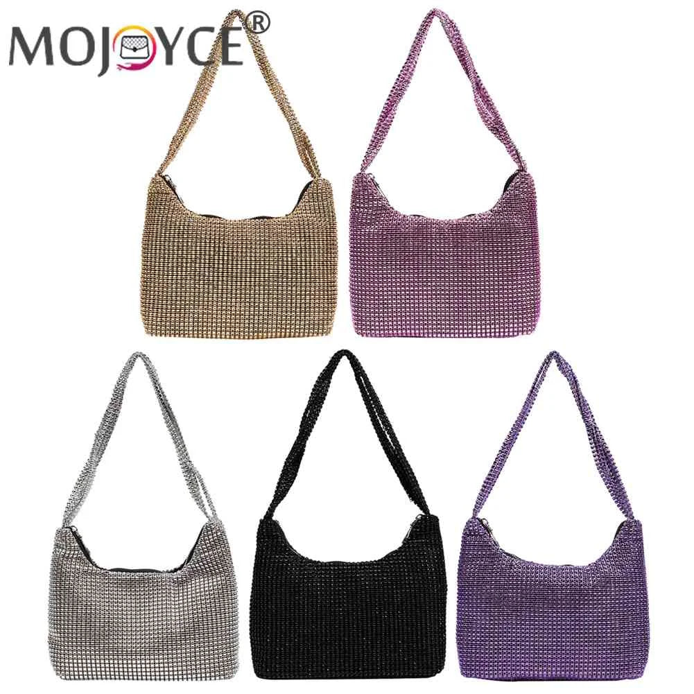 Diamond Shoulder Bags Shopper Handbag Women Evening Underarm Clutches