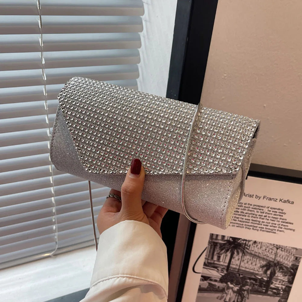 Plaid Crossbody Bag for Women Elegant Evening Shoulder Purse