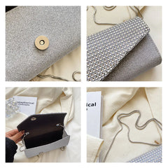 Plaid Crossbody Bag for Women Elegant Evening Shoulder Purse