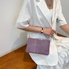 Diamonds Shoulder Crossbody Bag Women Rhinestones Wedding Party Chain Clutch
