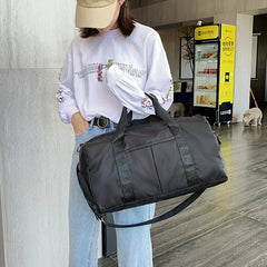 Nylon Waterproof Large Tote Handbag for Women Travel Gym Bag