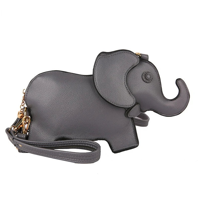Elephant Crossbody Bags For Women Shoulder Bag PU Leather Female Cluthes Bags
