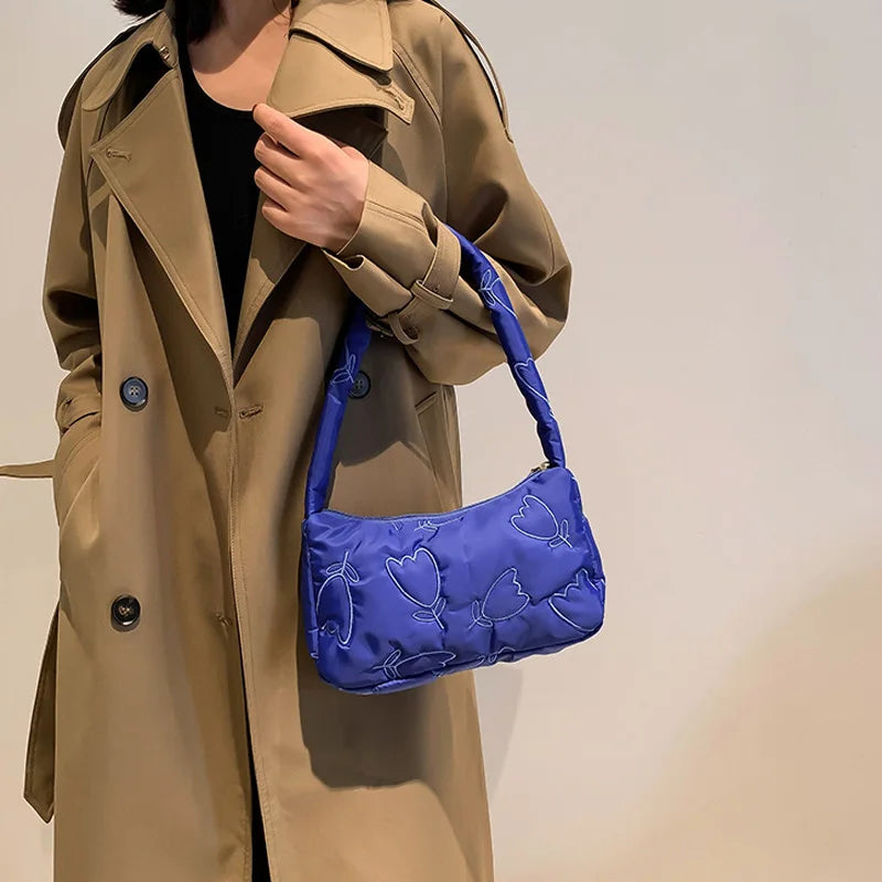 Small Embroidery Shoulder Bag for Women
