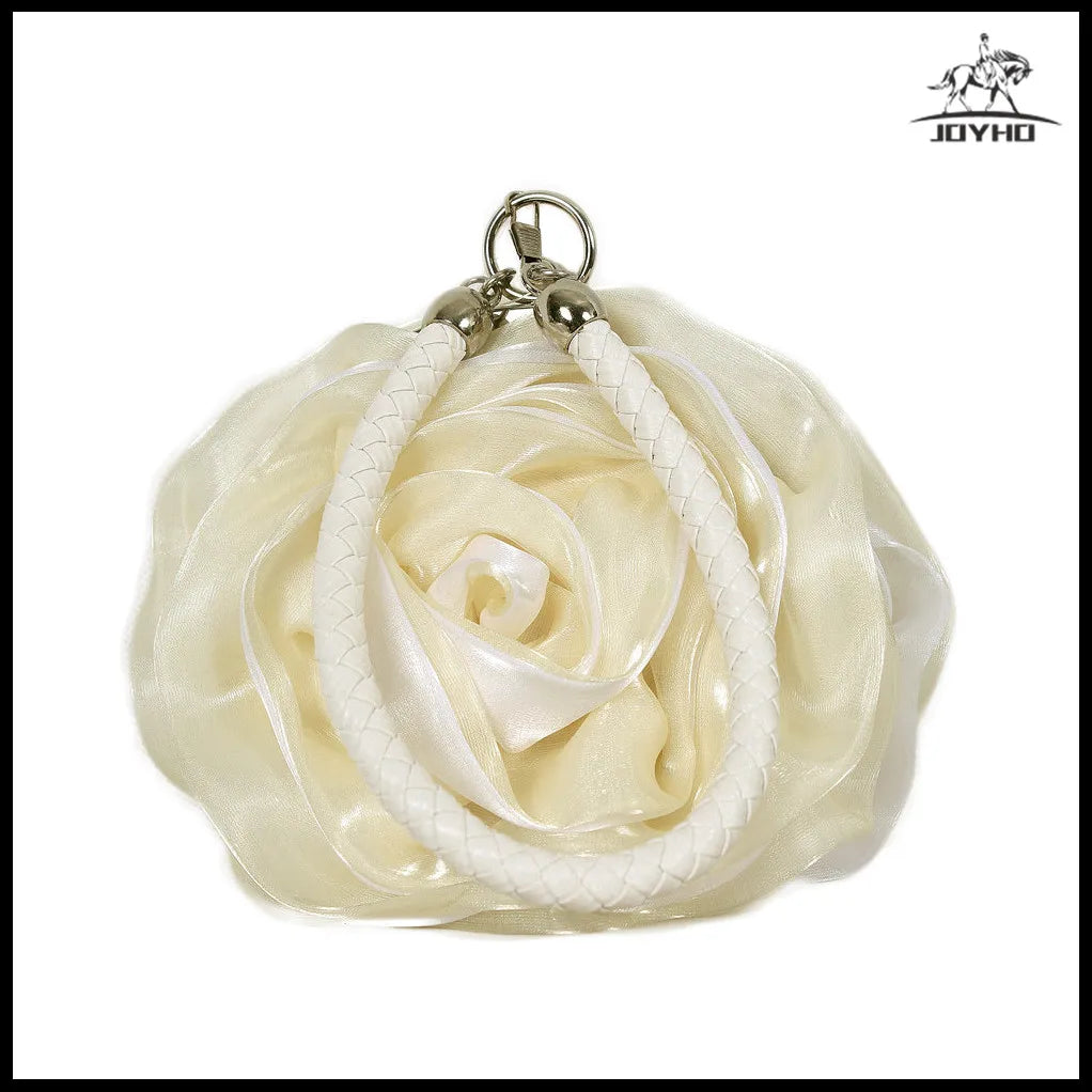 Rose Flower Bride Bag Purse Wedding Clutch Women Party Wallet